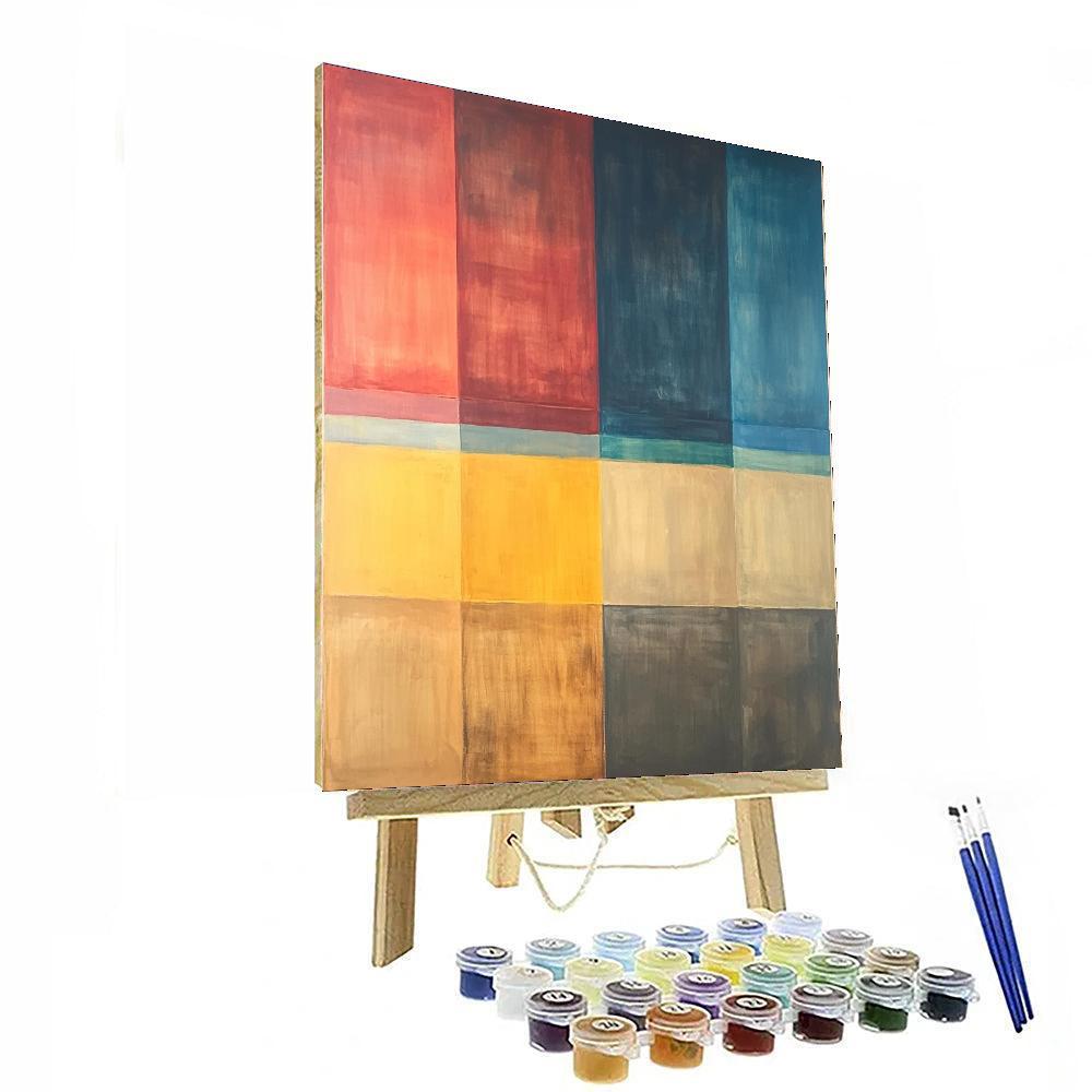 Mark Rothko Inspired Elemental Essence  DIY Paint By Numbers