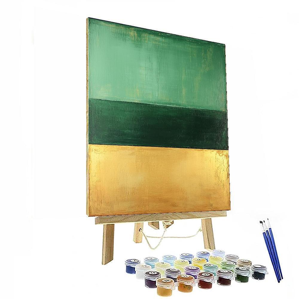 Mark Rothko Inspired Silent Harmony  Number Painting