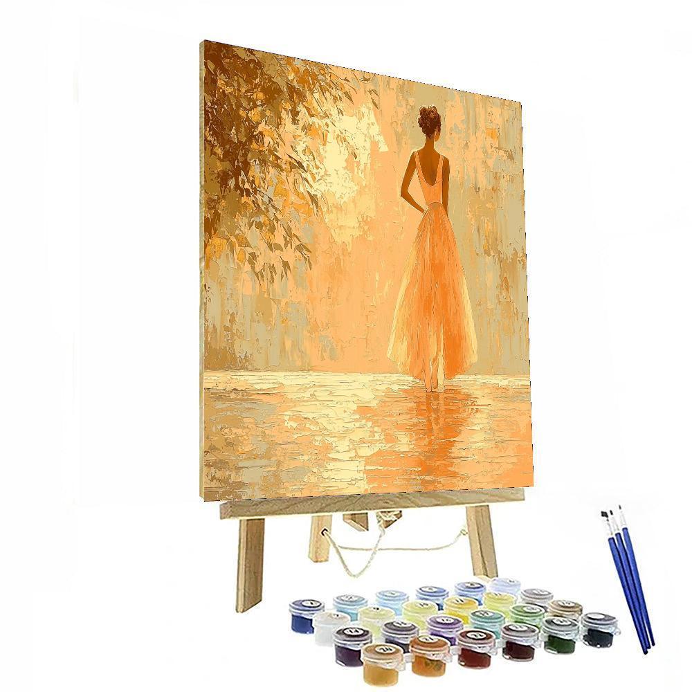 Edgar Degas Inspired Dancer's Poise  Paint By Numbers Art