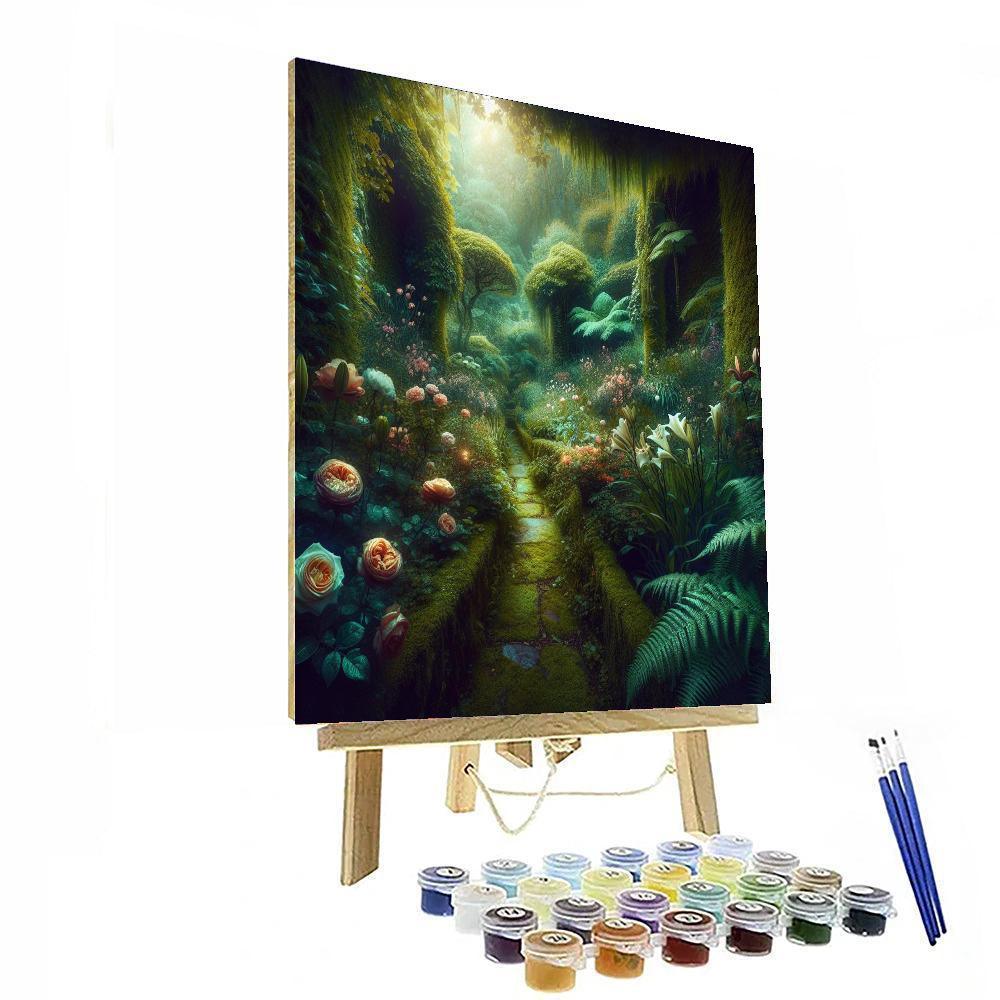 Enchanted Garden Hideaway DIY Paint By Numbers