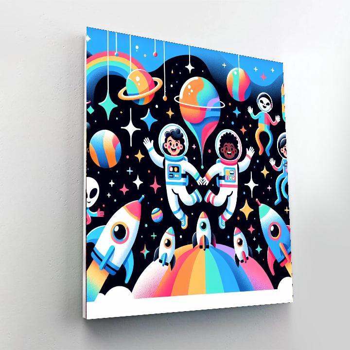 Space Explorers' Journey Paint By Number