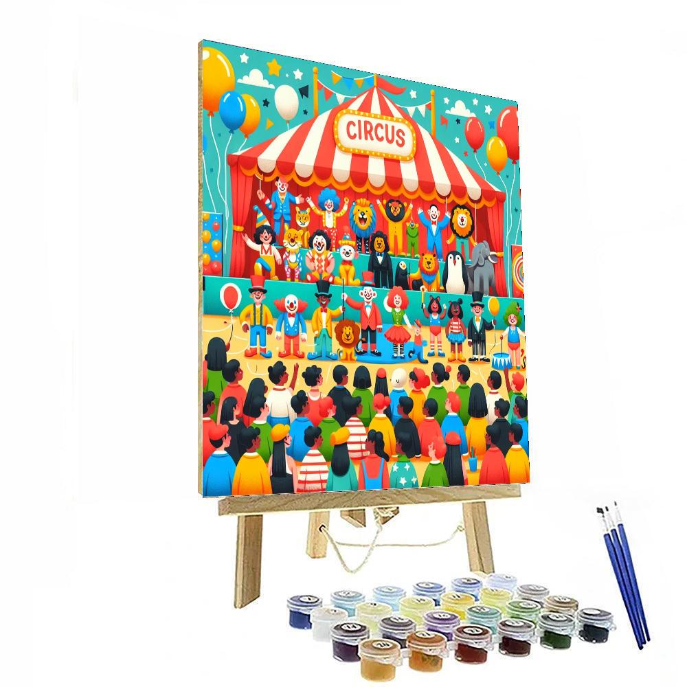 Fantastic Circus Fun Number Painting