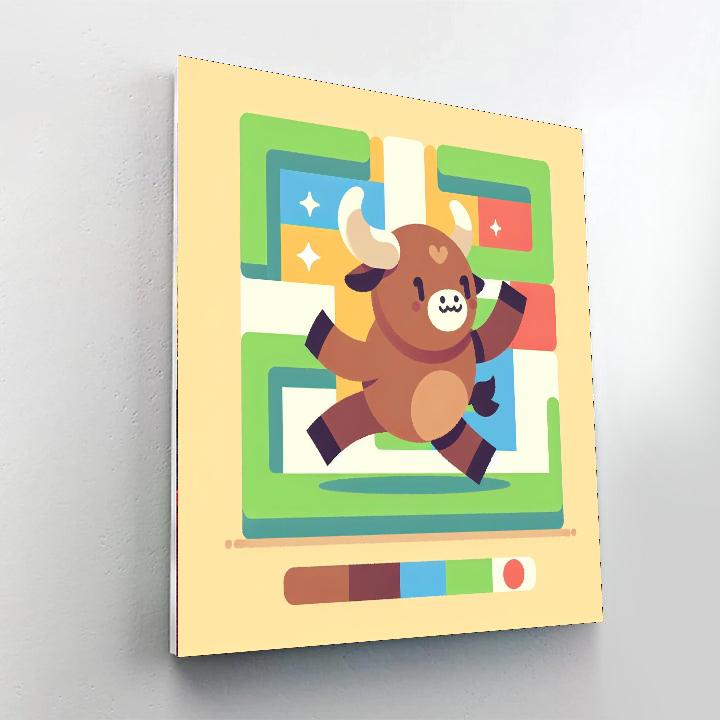 Mighty Minotaurs Painting Number Kit