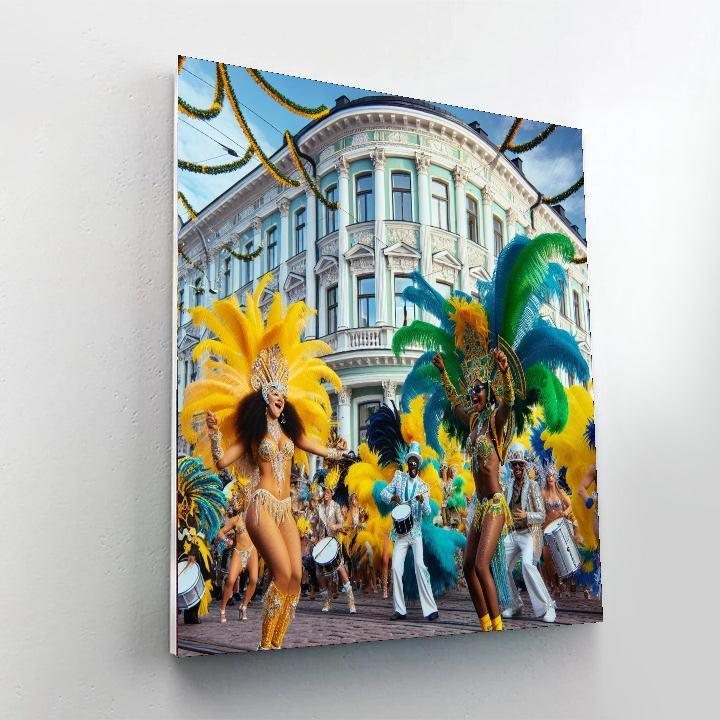 Helsinki Samba Carnaval - Finland Paint By Numbers