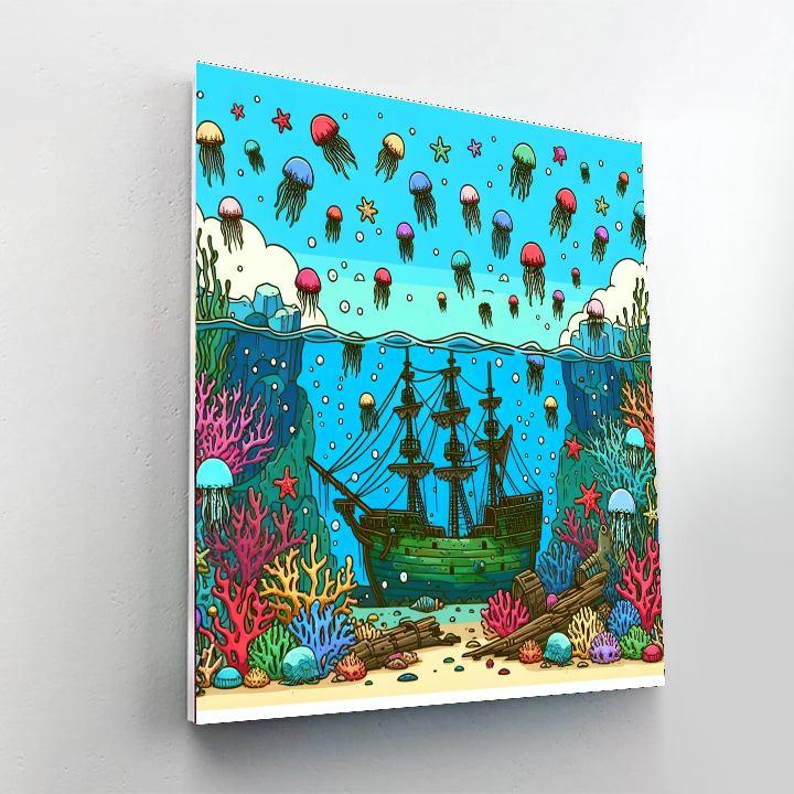 Ocean Wonders Discovery Paint By Numbers