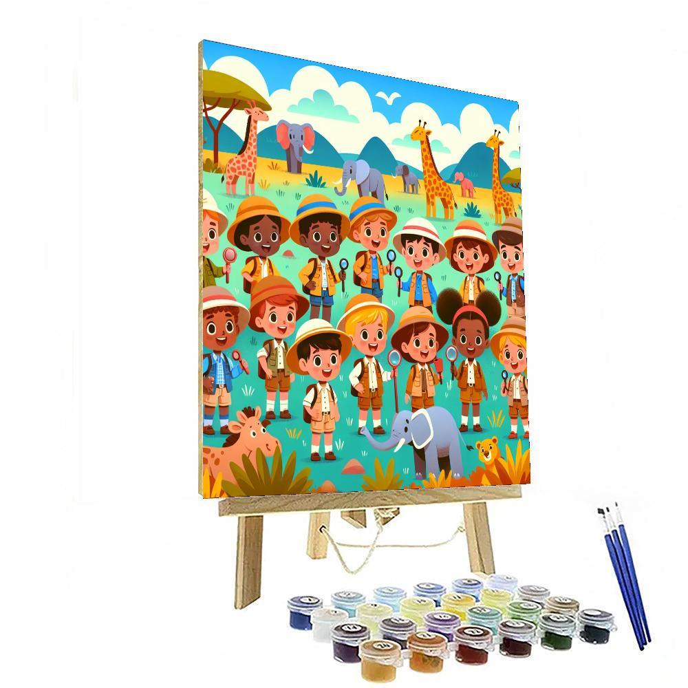 Safari Explorers Journey Paint By Numbers
