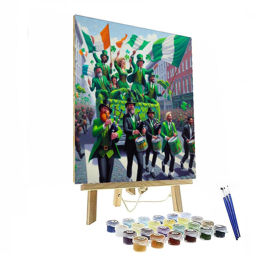 Saint Patrick's Day - Dublin, Ireland Paint By Color