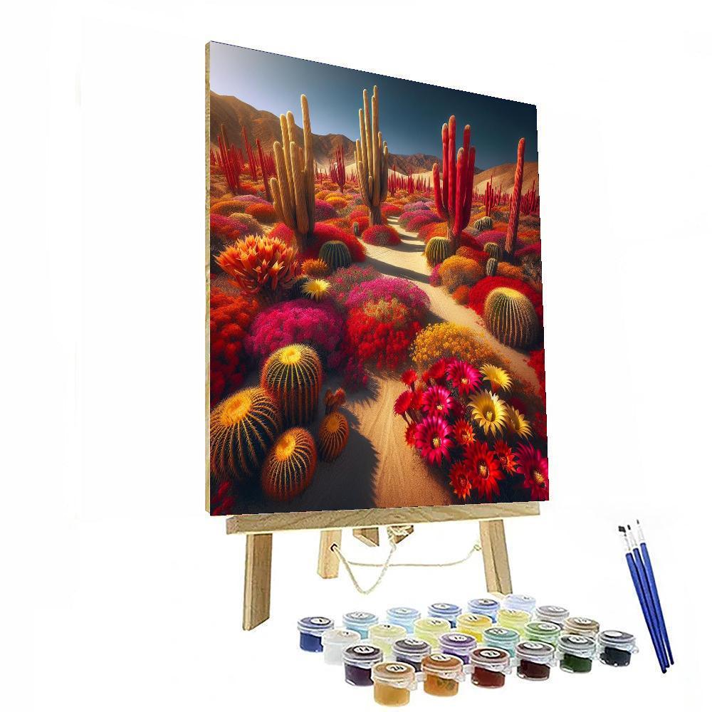 Desert Bloom Paint By Numbers Art