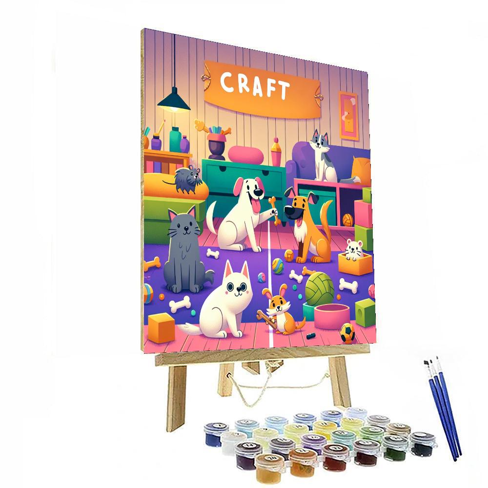 Paws And Claws Painting Number Kit