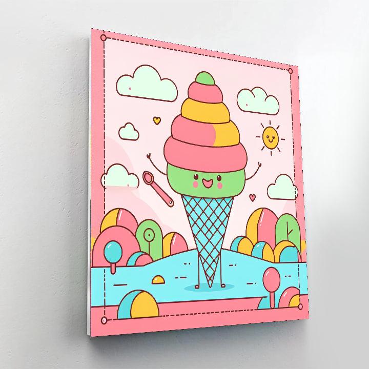 Ice Cream Dreams Paint By Number