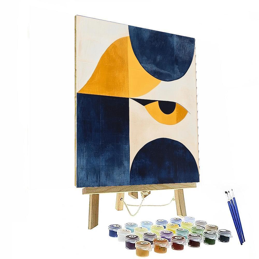 Joan Miró Inspired Mystical Connections  Paint By Numbers Art