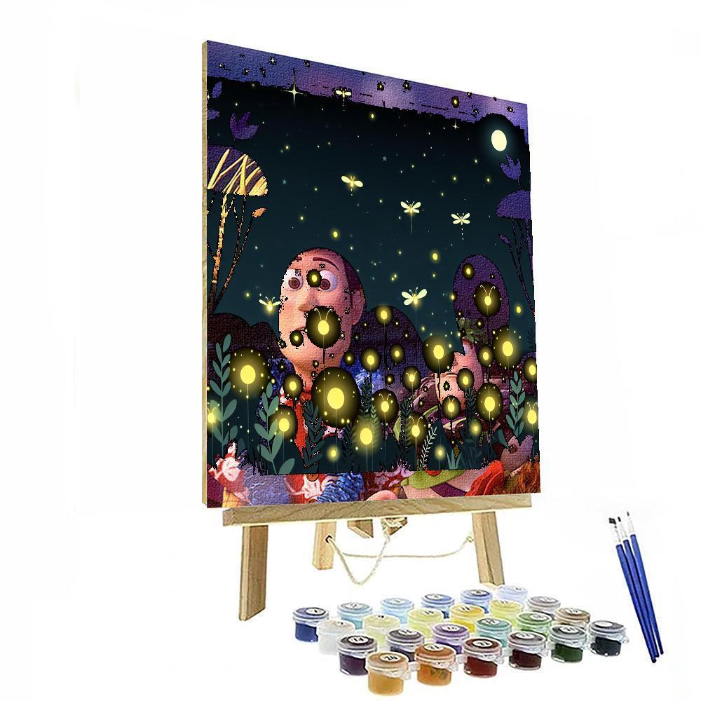 Festive Firefly Frolic Paint By Number