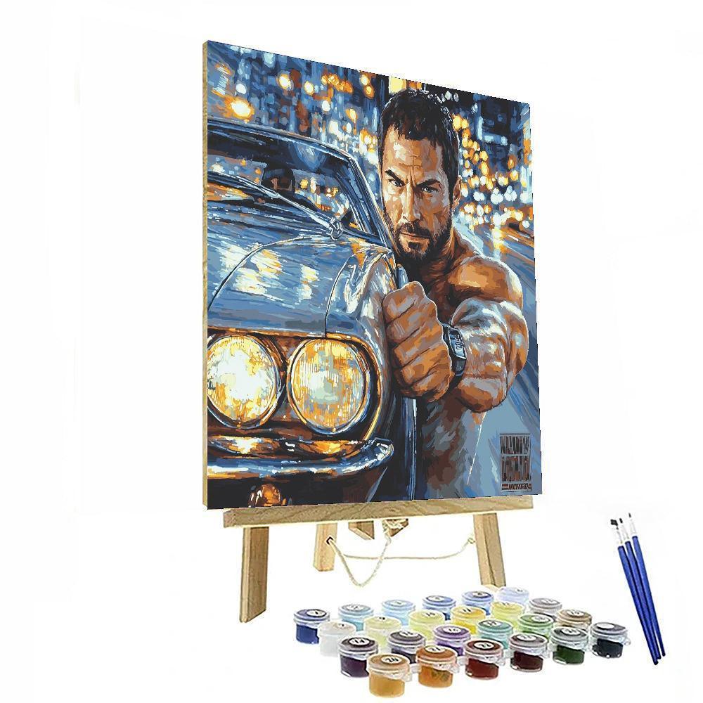 Vin Diesel: Driving The Pulse Of Fast & Furious Numbered Painting Kits