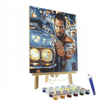Vin Diesel: Driving The Pulse Of Fast & Furious Numbered Painting Kits