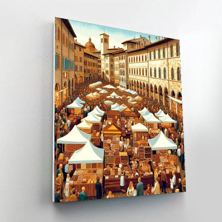 Perugia International Chocolate Festival - Italy Numbered Painting Kits