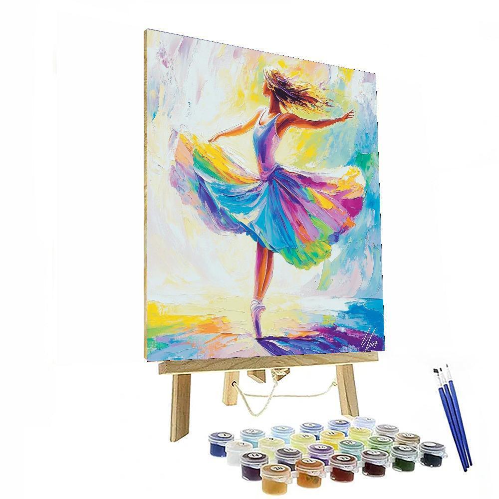 Edgar Degas Inspired Elegance In Motion  Paint By Numbers Art