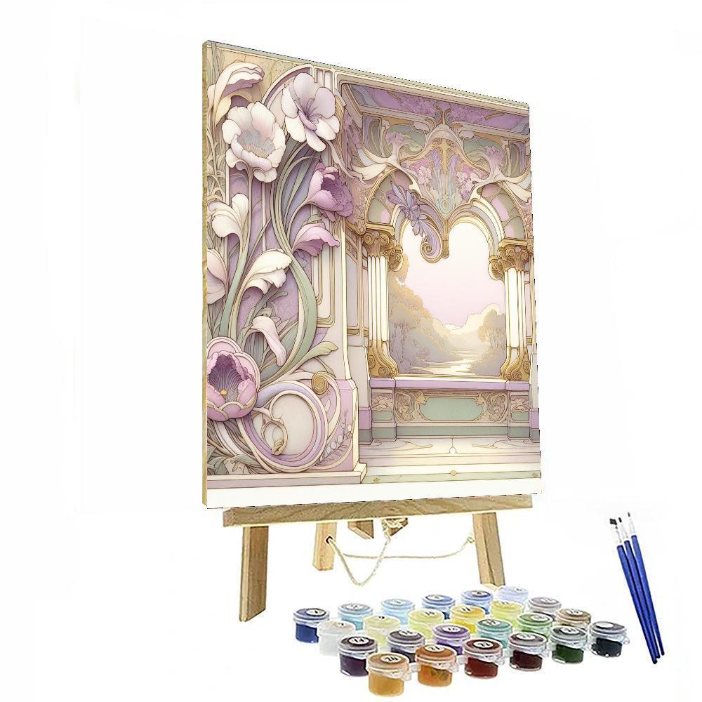 Elegant Art Nouveau Paint By Numbers