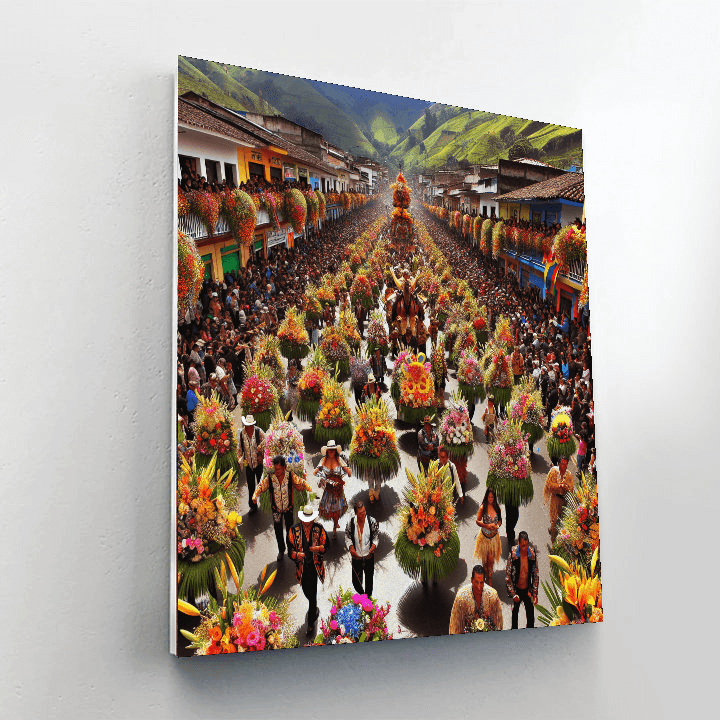 Flower Festival - Medellin Paint By Numbers