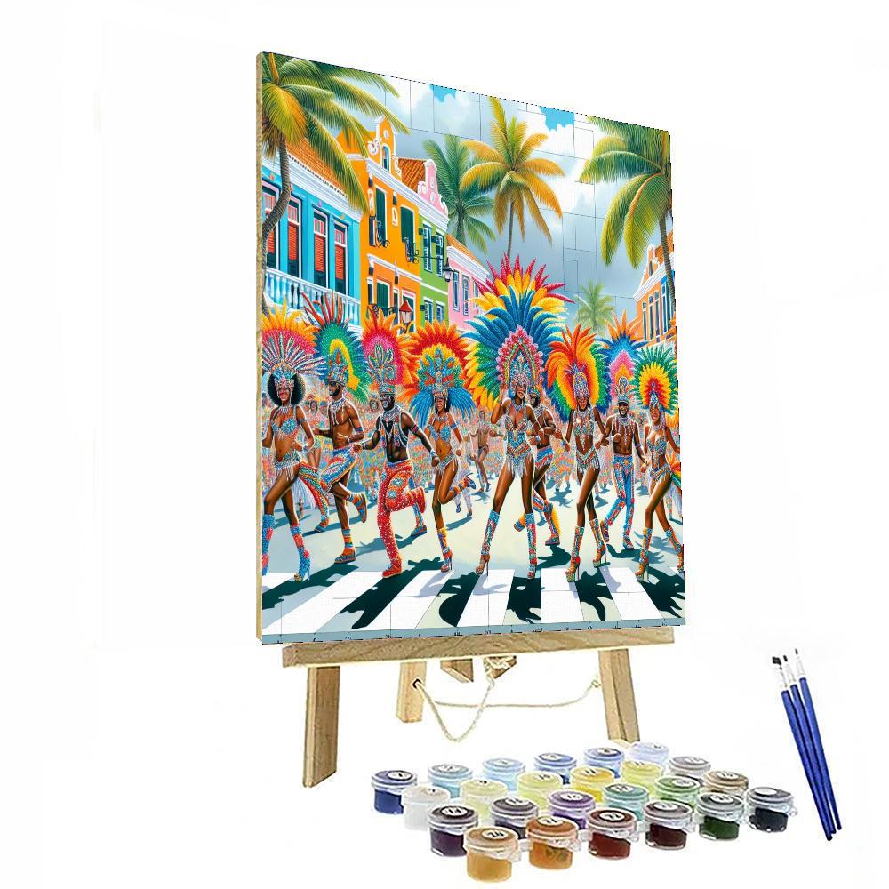 Karnaval Na Bonaire - Caribbean Netherlands Number Painting