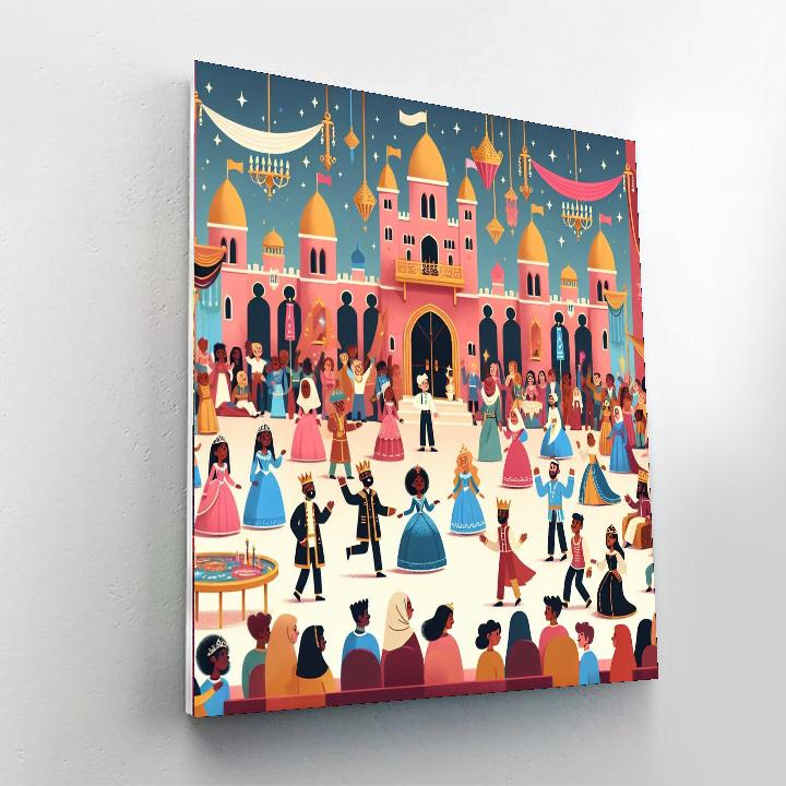 Royal Palace Festival Painting Number Kit