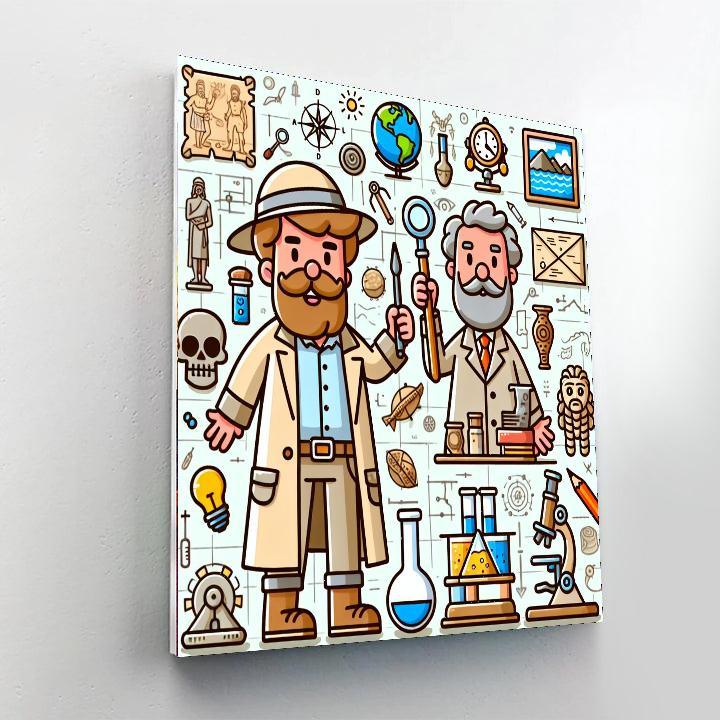 Historical Heroes Quest Numbered Painting Kits