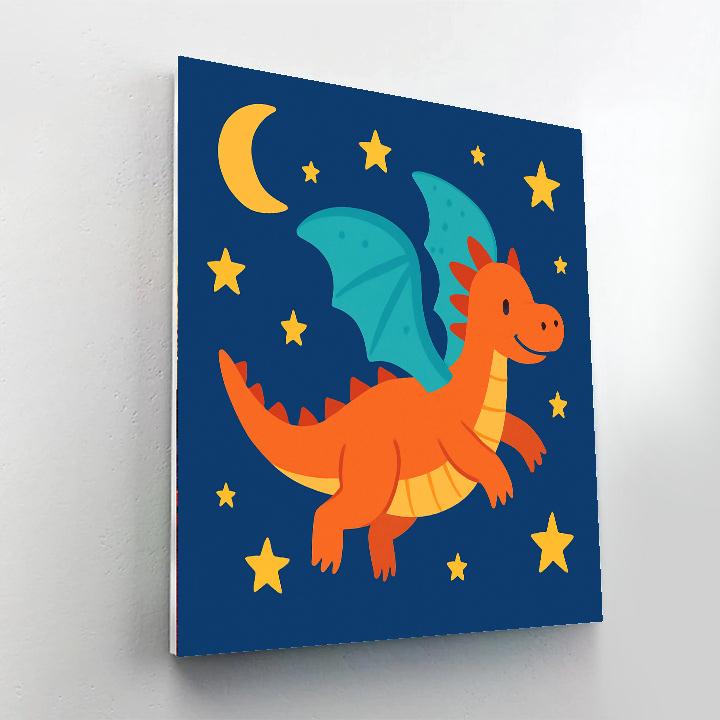 Magical Dragon's Tale DIY Paint By Numbers