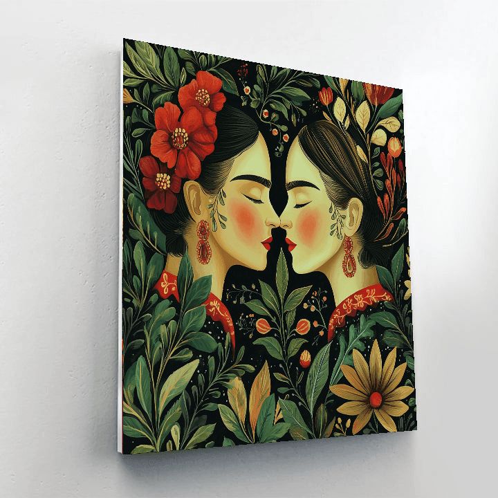 Frida Kahlo Inspired Kahlo's Nature Symphony  Painting By Numbers Kit