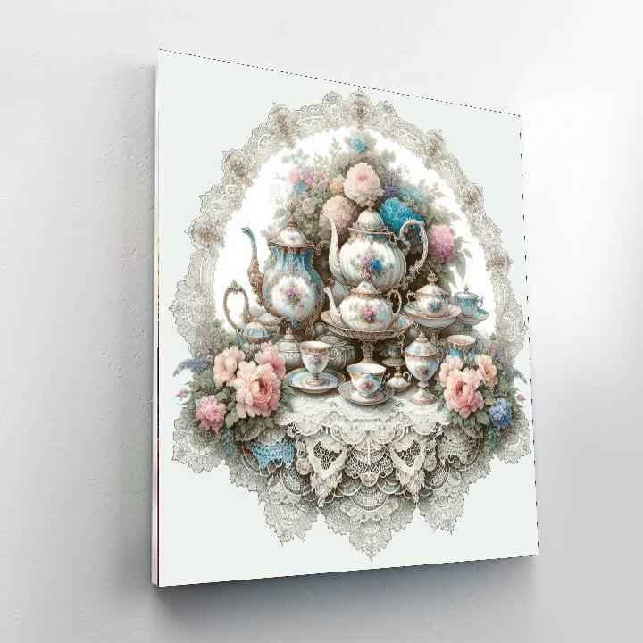Victorian Tea Time Affair Paint By Number