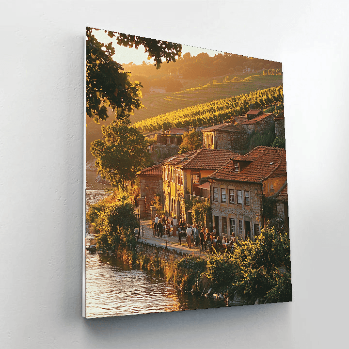 Porto Wine Cellars Number Painting