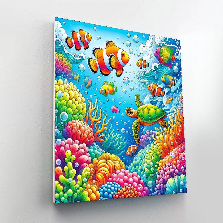 Vivid Ocean Wonders Paint By Numbers