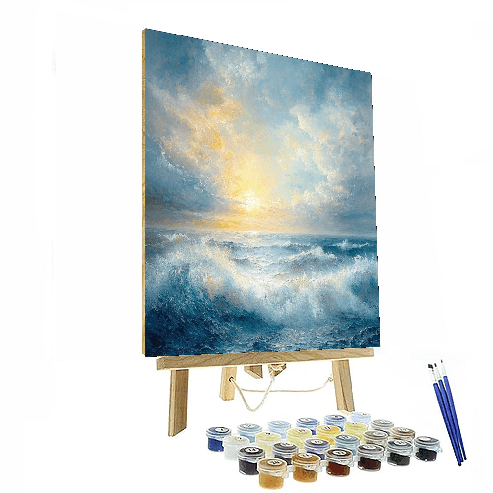 J.M.W. Turner Inspired Mystic Seascape  Paint By Numbers