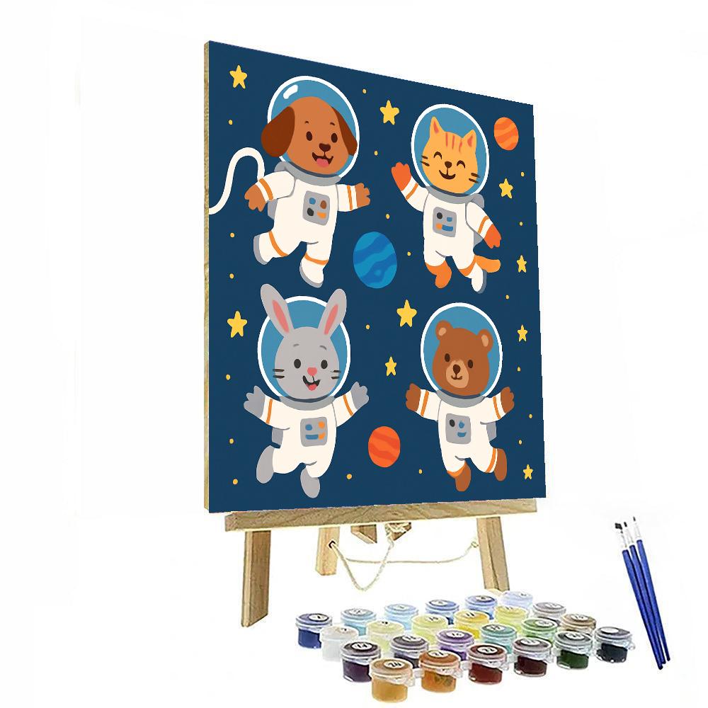 Galactic Animal Explorers Paint By Number