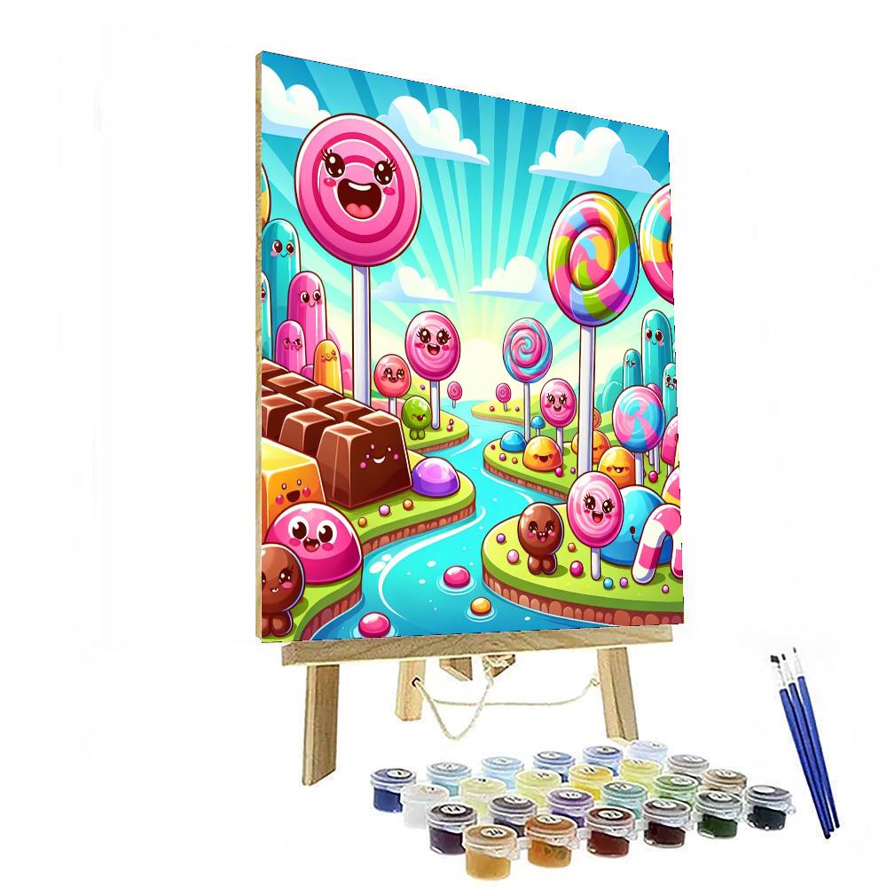 Creative Candyland Journey Number Painting