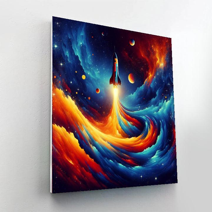 Dreamlike Space Adventure Numbered Painting Kits