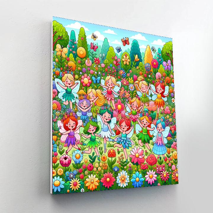 Petal Fairy Parade Paint By Number