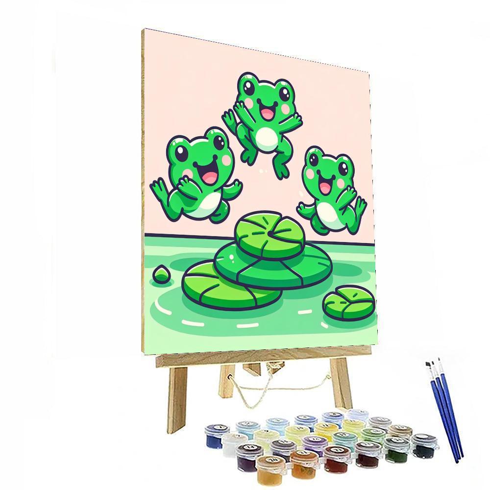 Froggy Forest Frolic Paint By Color