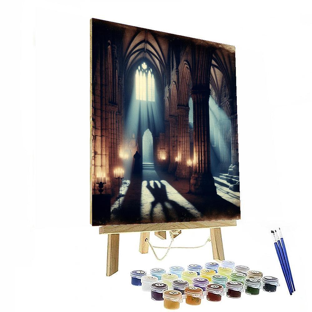 Gothic Abbey Shadows Paint By Numbers Kits