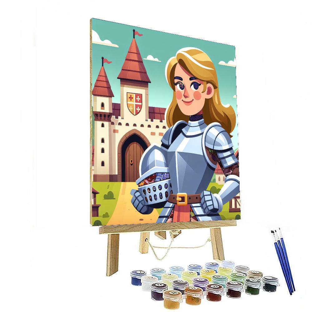 Knight's Castle Conquest Painting Number Kit