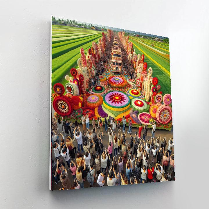 Flower Festival - Holland Paint By Numbers Art