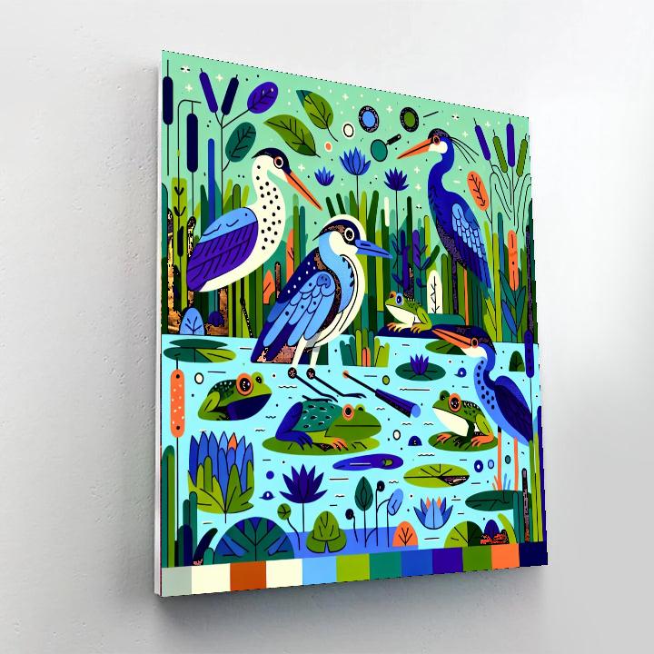 Mystic Marsh Marvels Numbered Painting Kits