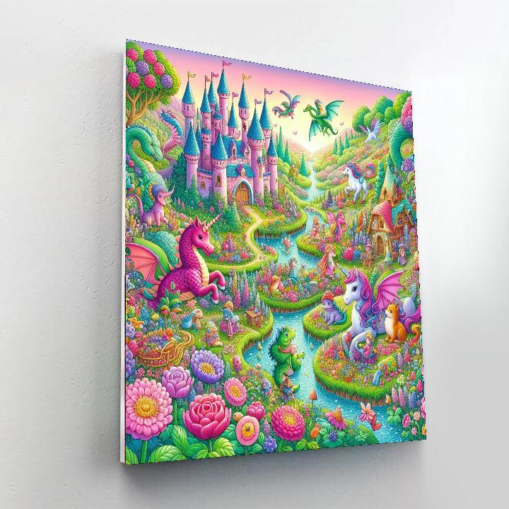 Charming Fantasy Adventures Paint By Color