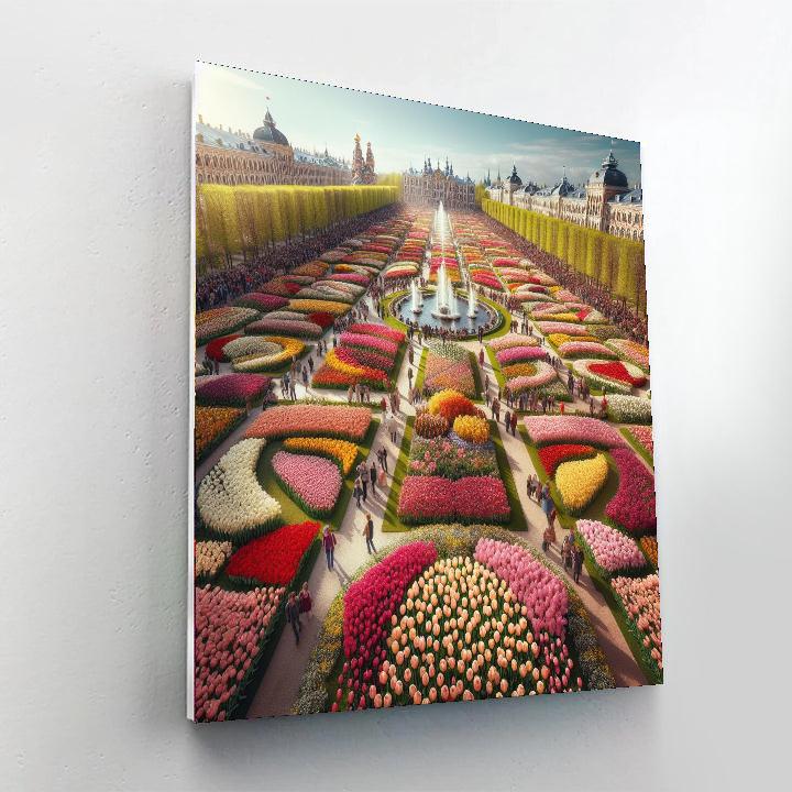 Istanbul Tulip Festival - Istanbul, Turkey Paint By Numbers Art