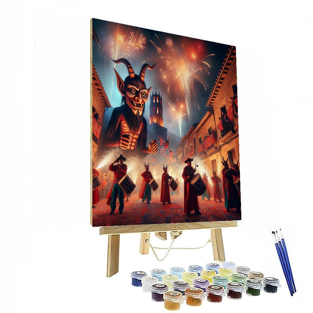 Patum De Berga - Spain Paint By Numbers Art