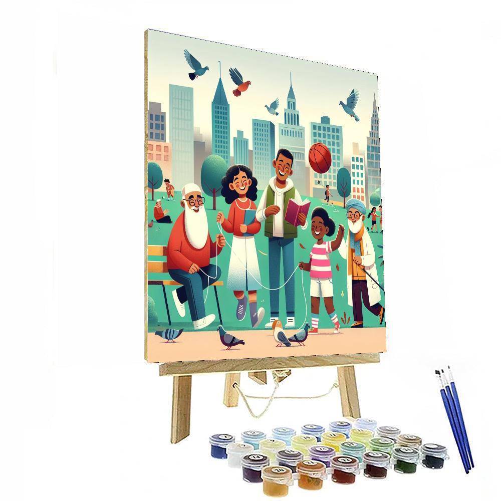 A Day In The City Paint By Number