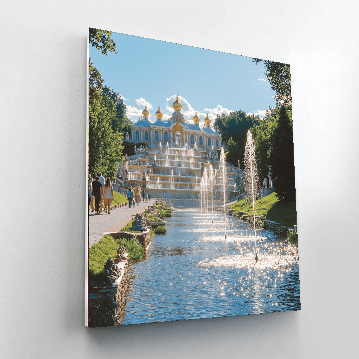 Palace Of Peterhof Numbered Painting Kits