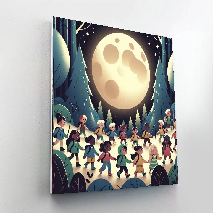 Moonlit Adventure Trail Paint By Color