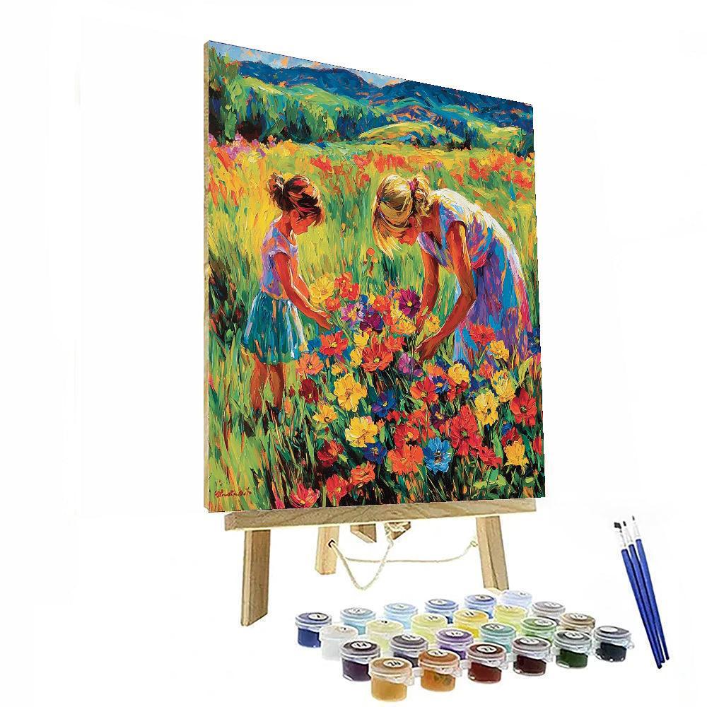 Happiness In The Little Things Number Painting