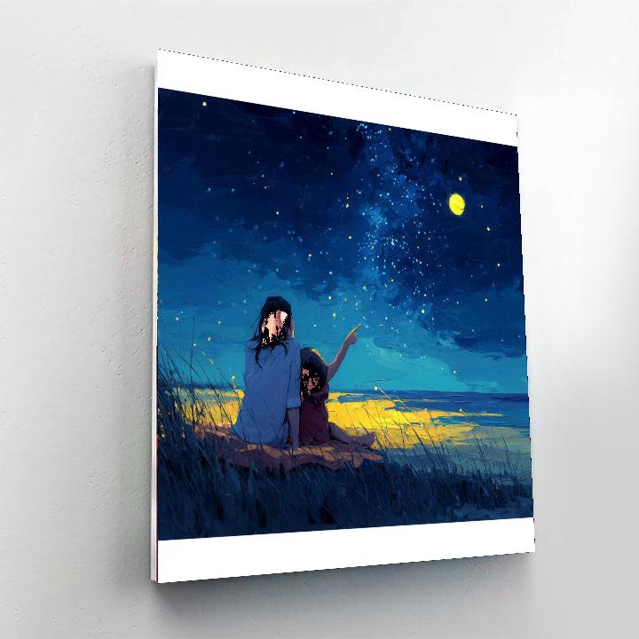 Stars In Our Eyes Number Painting