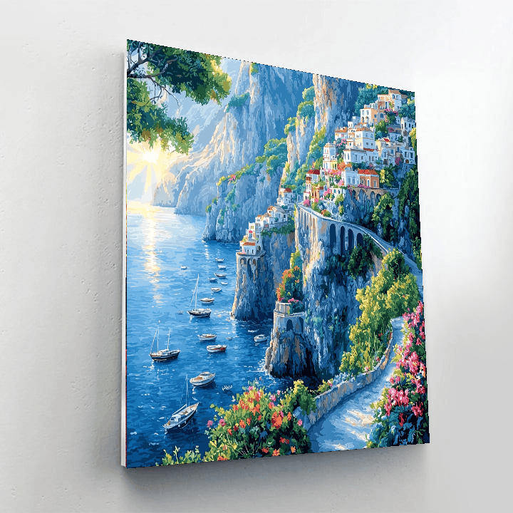 The Amalfi Coast Paint By Numbers Kits