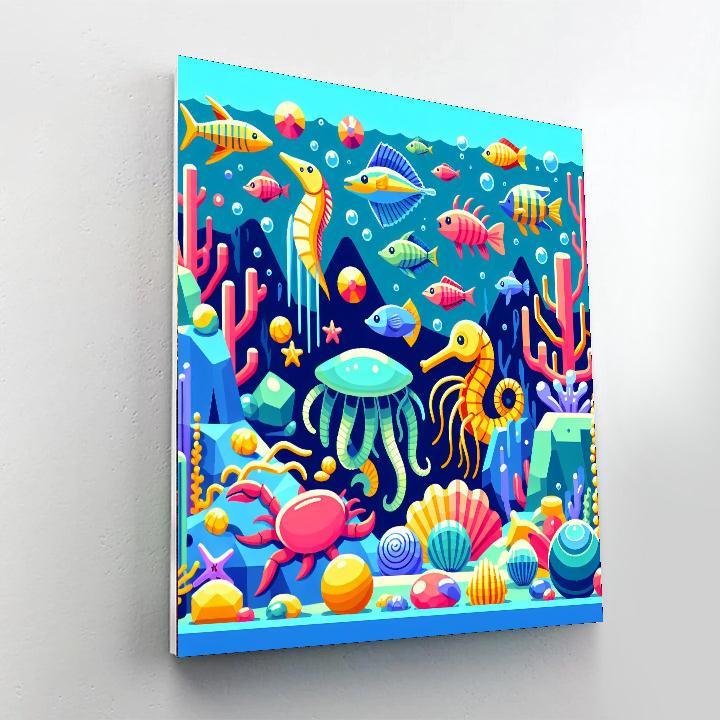 Deep Sea Adventure Painting Number Kit